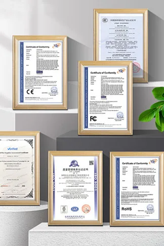 Product Certification Certificate
