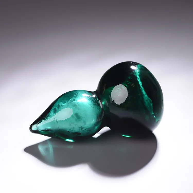 Terahertz Dark Green Gourd Pendant